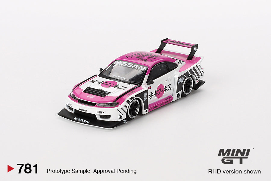 Mini GT 781 Nissan SILVIA (S15) LB-Super Silhouette Auto FInesse SEMA 2023