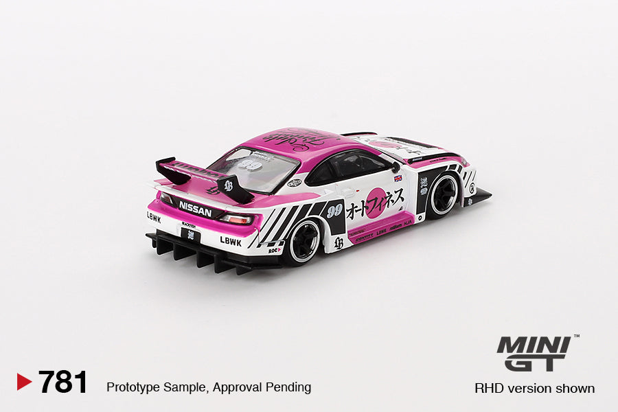 Mini GT 781 Nissan SILVIA (S15) LB-Super Silhouette Auto FInesse SEMA 2023