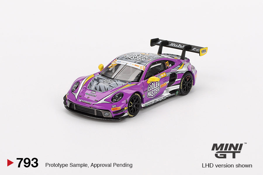 Mini GT 793 Porsche 911 GT3 R #27 2023 FIA GT World Cup 70th MAcau Grand Prix HubAuto Racing