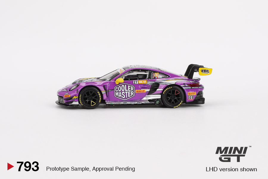 Mini GT 793 Porsche 911 GT3 R #27 2023 FIA GT World Cup 70th MAcau Grand Prix HubAuto Racing