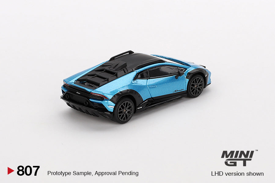 Mini GT 807 Lamborghini Huracan Sterrato Blu Aegir