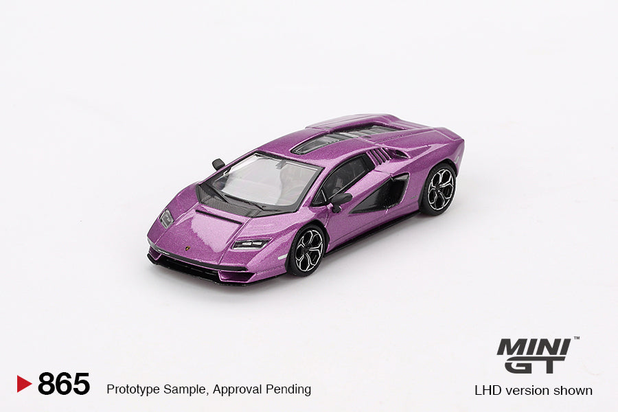 Mini GT 865 Lamborghini Countach LPI 800-4 Viola 30th