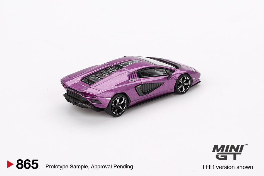 Mini GT 865 Lamborghini Countach LPI 800-4 Viola 30th