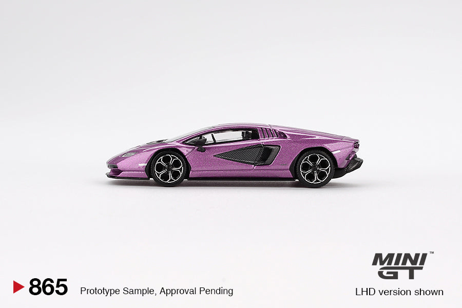 Mini GT 865 Lamborghini Countach LPI 800-4 Viola 30th