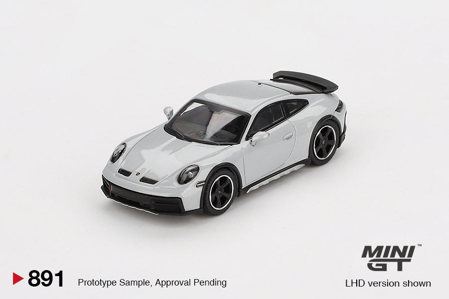 Mini GT 891 Porsche 911 Dakar Ice Grey Metallic