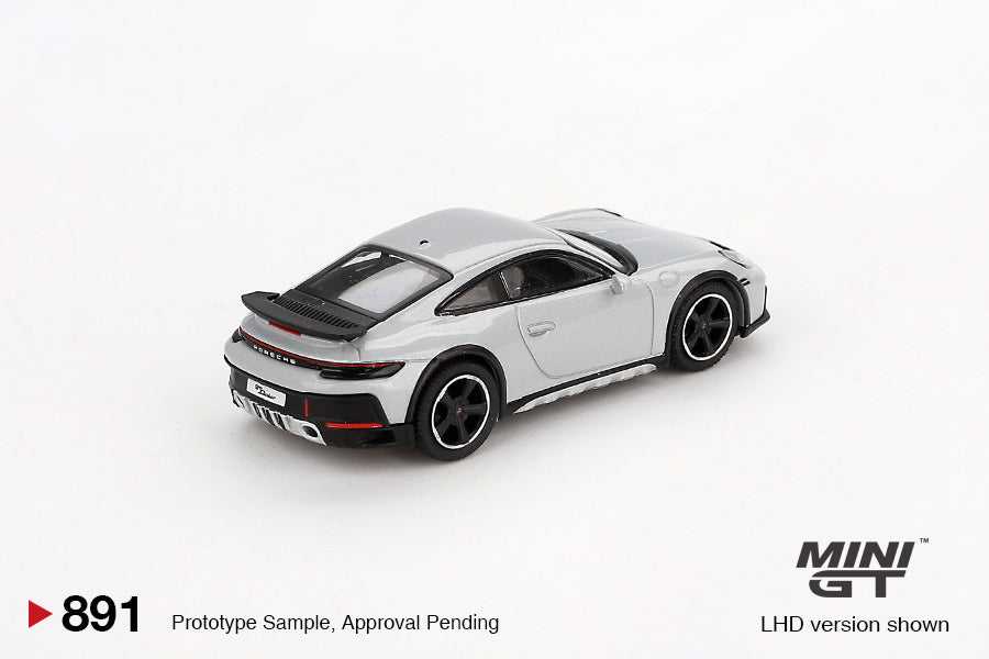 Mini GT 891 Porsche 911 Dakar Ice Grey Metallic