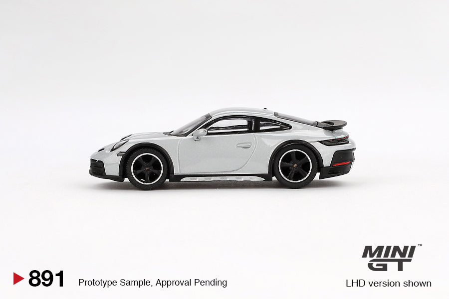 Mini GT 891 Porsche 911 Dakar Ice Grey Metallic