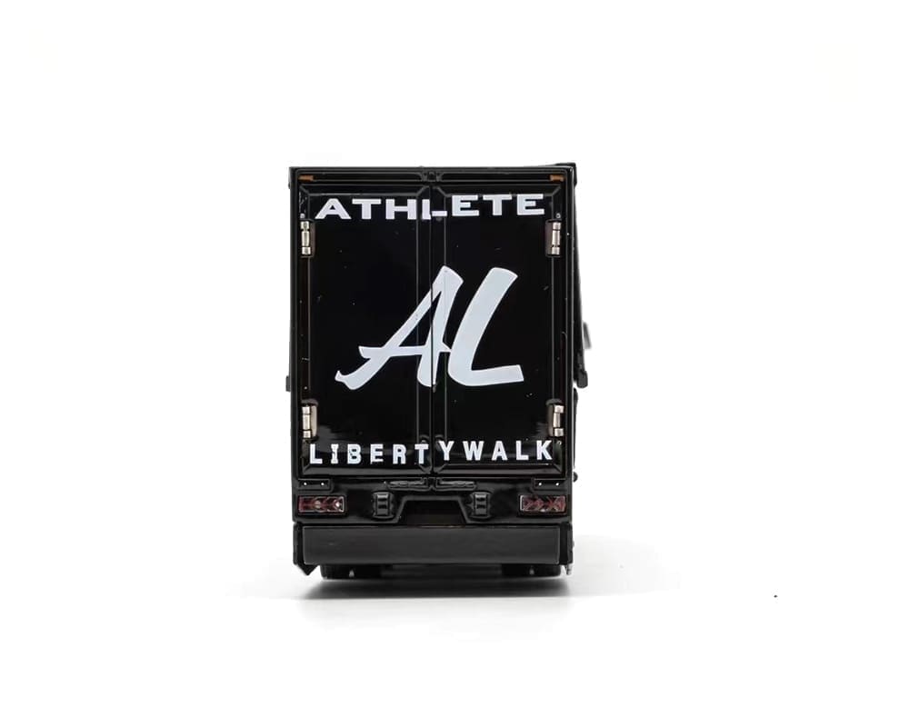 GCD 1:64 Liberty Walk LB-Trucks Mitsubishi Fuso Super Great Transporter Sakon Logix – Black 302