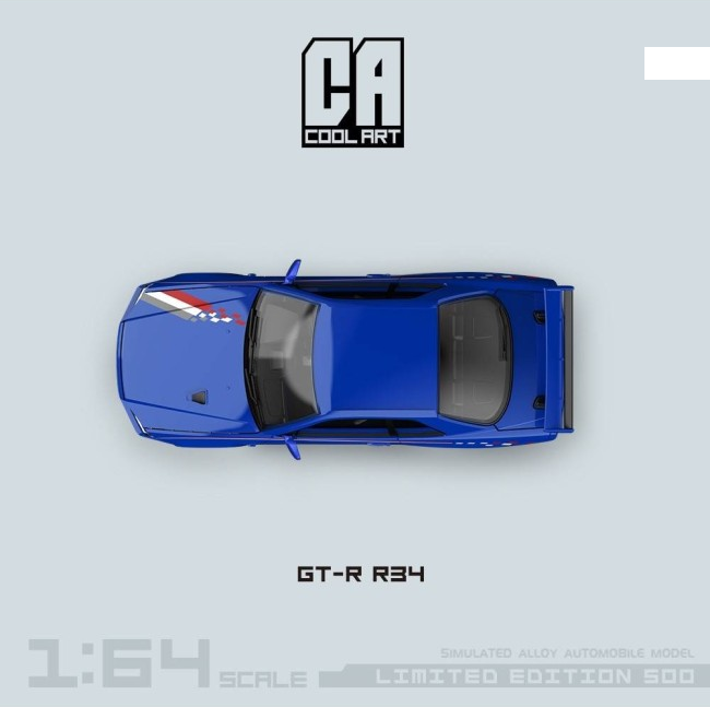 Cool Art GTR R34 Blue