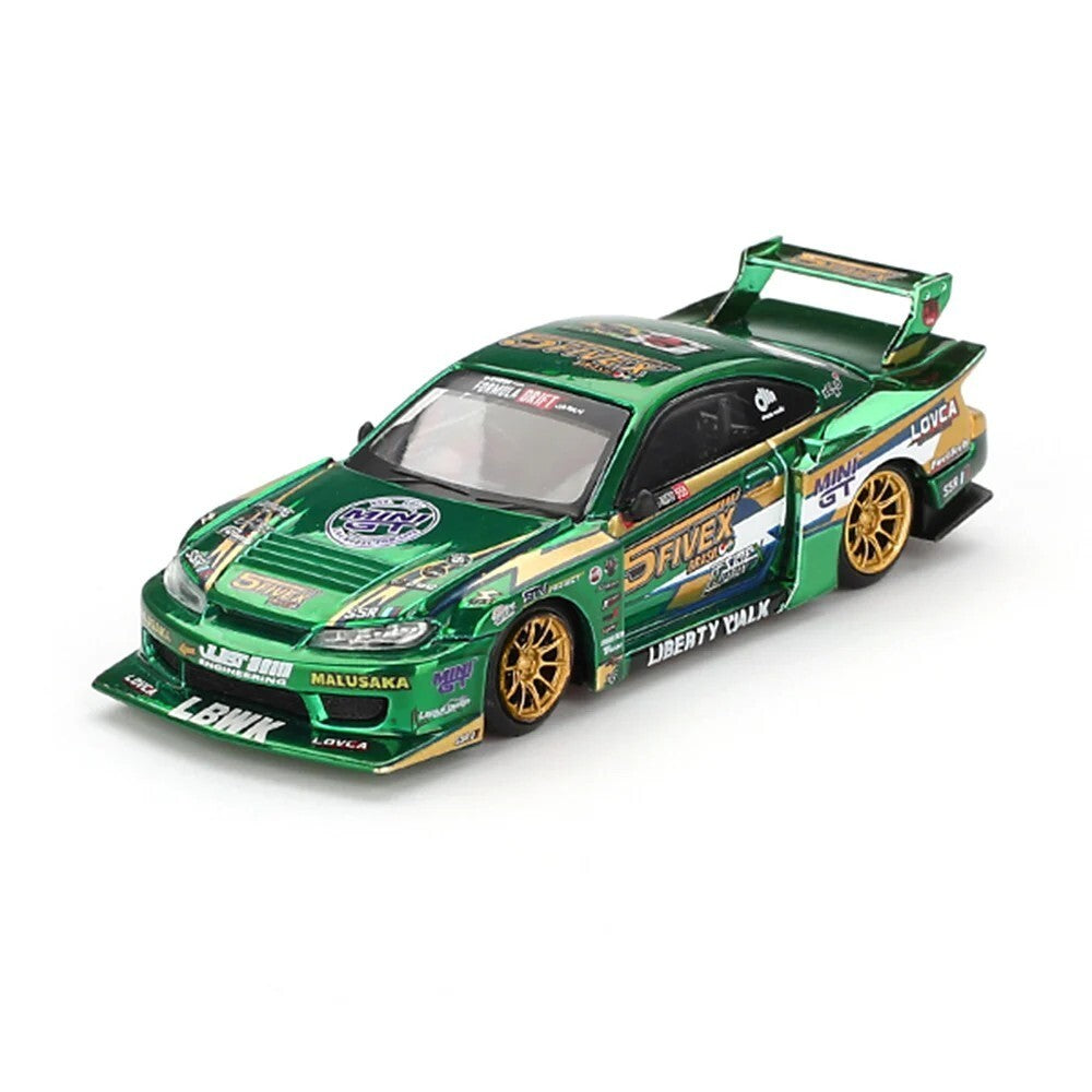 Mini GT 858 Nissan Silvia (S15) LB-Super Silhouette LBWK 2024 Fausto Racing