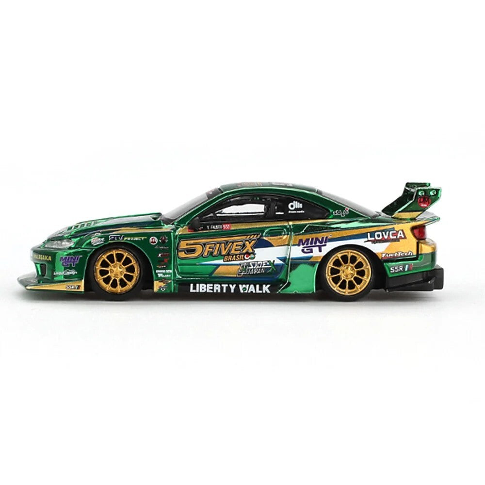 Mini GT 858 Nissan Silvia (S15) LB-Super Silhouette LBWK 2024 Fausto Racing