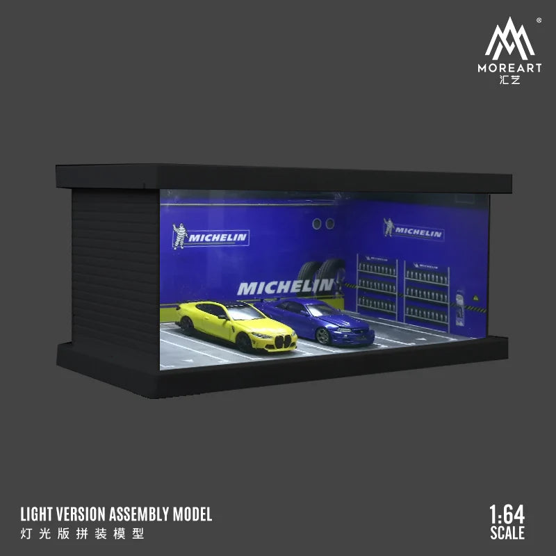 MOREART Michelin Four Car Garage Diorama