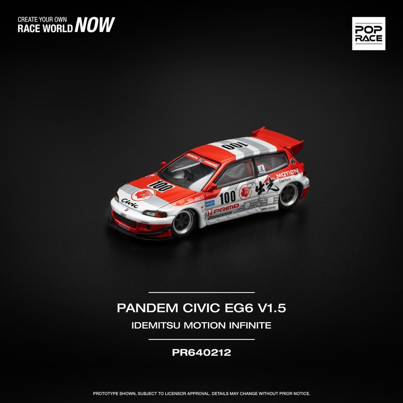 PR64-212 Pop Race Pandem Civic EG6