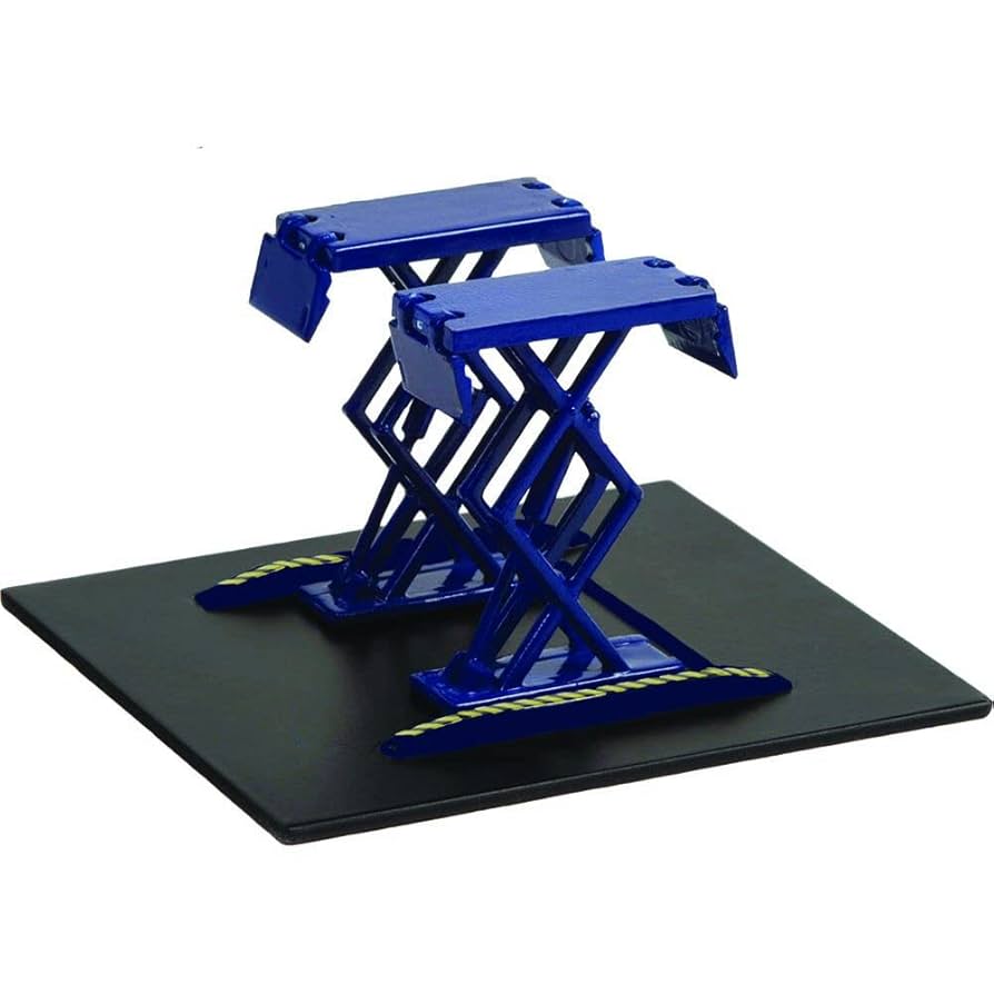 Greenlight Collectibles Double Scissor Lift Blue