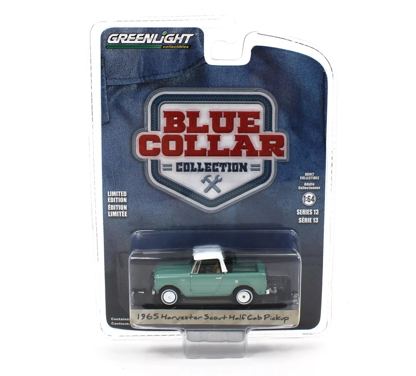 Greenlight Collectibles 1965 Harvester Scout Half Cab Pickup