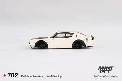 Mini GT 702 Nissan Skyline Kenmeri Liberty Walk White