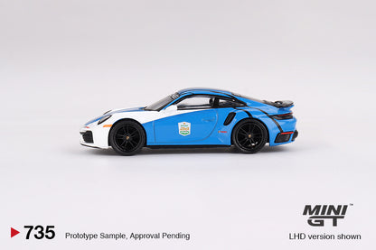 Mini GT 735 Porsche 911 Turbo S 2023 IMSA Daytona 24 Hrs Safety Car