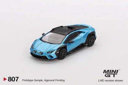 Mini GT 807 Lamborghini Huracan Sterrato Blu Aegir