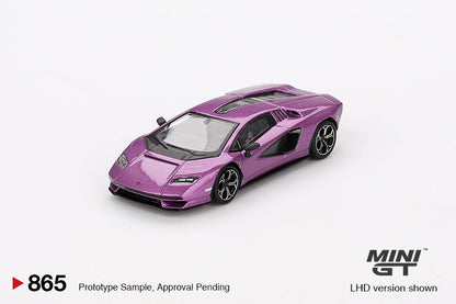 Mini GT 865 Lamborghini Countach LPI 800-4 Viola 30th