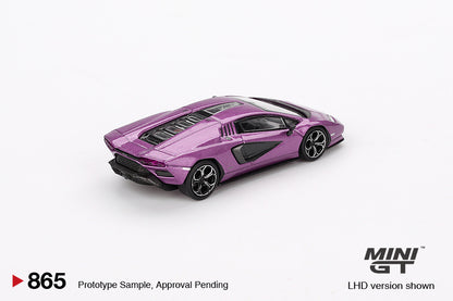 Mini GT 865 Lamborghini Countach LPI 800-4 Viola 30th