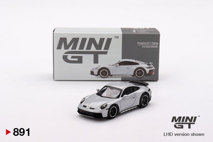 Mini GT 891 Porsche 911 Dakar Ice Grey Metallic