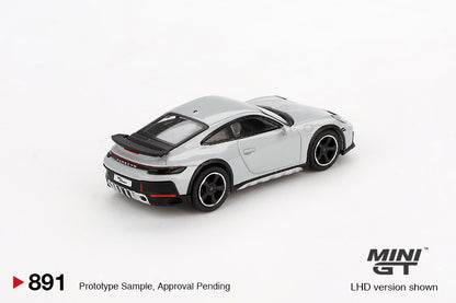 Mini GT 891 Porsche 911 Dakar Ice Grey Metallic