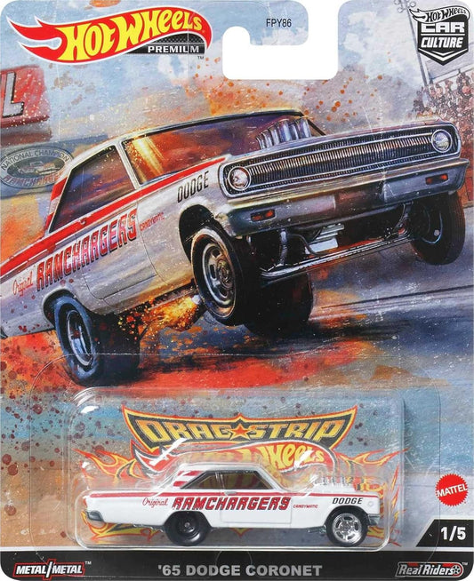 Hot Wheels Premium - Drag Strip - 1/5 - 65 Dodge Coronet