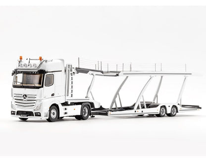 GCD 1:64 Mercedes-Benz AMG Actros Auto Transporter – White 400
