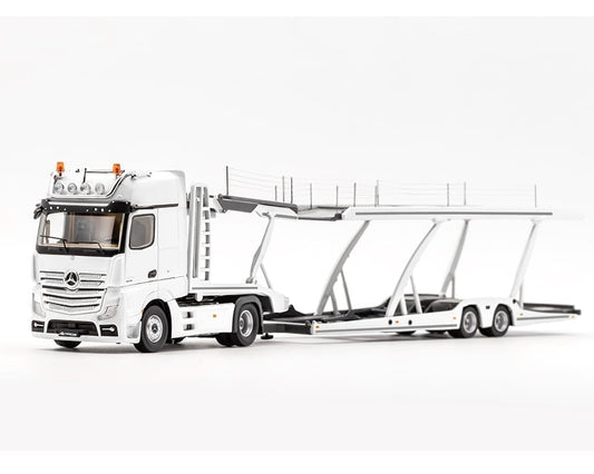 GCD 1:64 Mercedes-Benz AMG Actros Auto Transporter – White 400