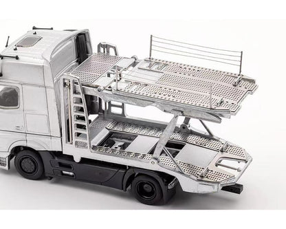 GCD 1:64 Mercedes-Benz AMG Actros Auto Transporter – Silver 401