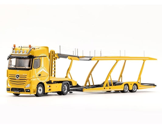 GCD 1:64 Mercedes-Benz AMG Actros Auto Transporter – Yellow 402