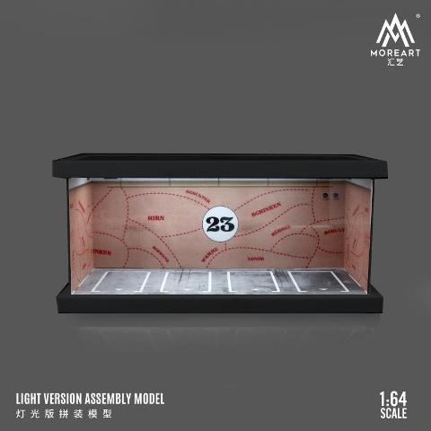 MOREART Pink Pig Four Car Garage Diorama
