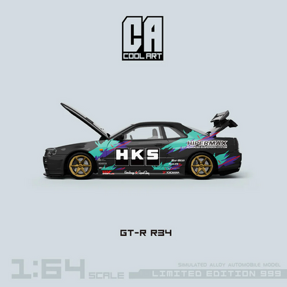 Cool Art GTR R34 HKS Livery