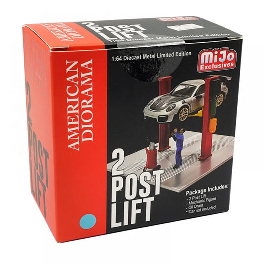 American Diorama 2 Post Lift (Light Blue)