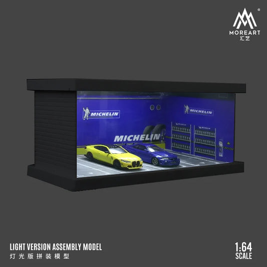 MOREART Michelin Four Car Garage Diorama